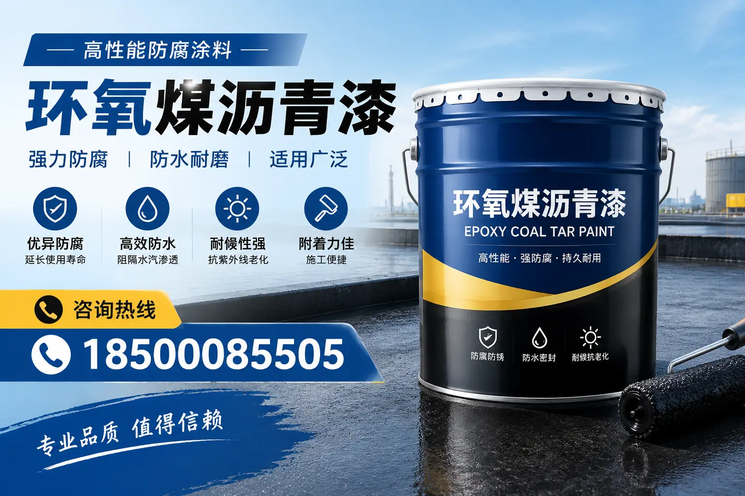 环氧煤沥青漆的主要成分与功能,延安用户深度了解