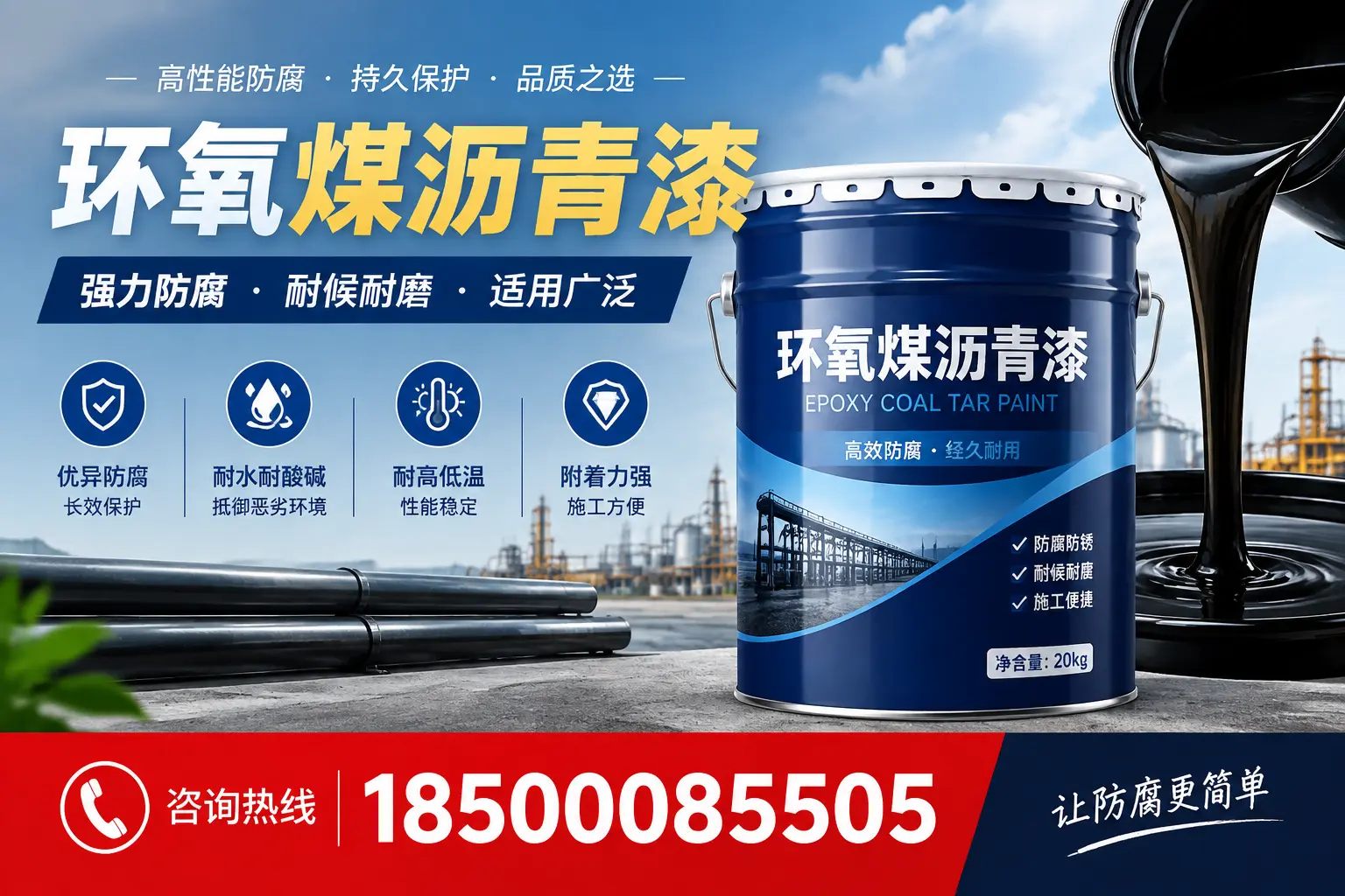 环氧煤沥青漆在不同气候条件下的表现分析,延安适用性